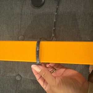 Louis Vuitton Orange Box with Black Tape Measure